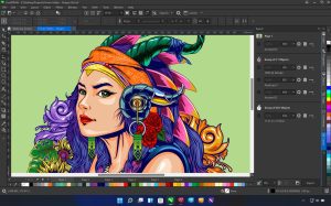 نمونه سوالات کرل CorelDraw 